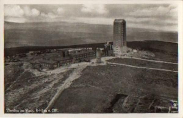 38875 Brocken Luftaufnahme gebr. 18.6.1939