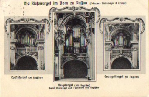 94000 Passau Giant organ in the cathedral o 24.7.1942