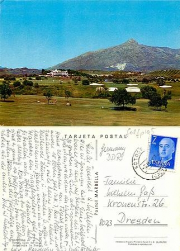 Marbella Hotel Club de Golf o 3.5.1973