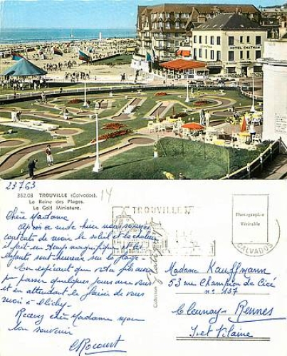 Trouville (Calvados) Minigolf gebr. July 23, 1963
