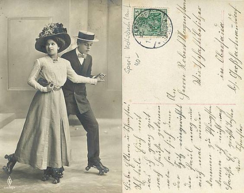 Rollschuhlauf o ca. 1912
