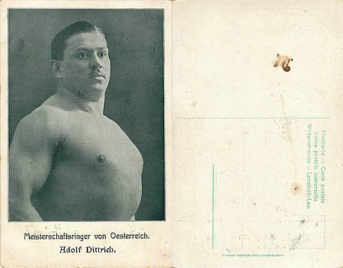 Wrestling Championship wrestler of Austria Adolf Dittrich * approx. 1920