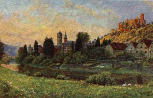 97877 Wertheim Künstlerkarte H. Hoffmann  *ca. 1910