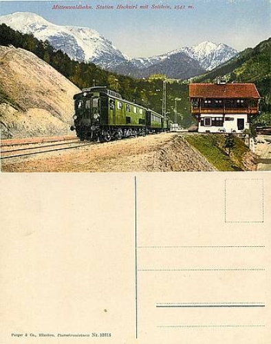 Mittenwaldbahn Station Hochzirl *ca. 1920