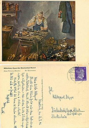Schuhmacher Haus der Deutschen Kunst HDK 151 o 23.9.1942