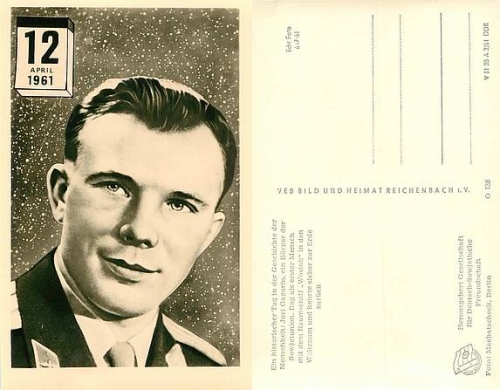 Yuri Gagarin Cosmonaut USSR 04/12/1961