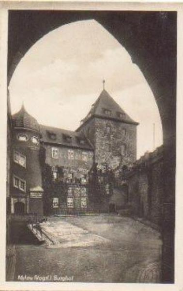 08499 Mylau Burghof *ca. 1950