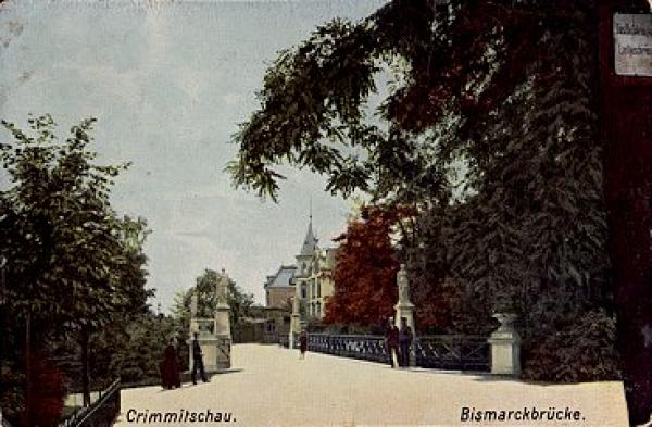 08451 Crimmitschau Bismarckbrücke o 9.1.1912