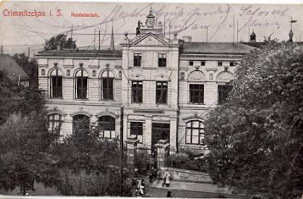 08451 Crimmitschau Handelsschule o 6.8.1929