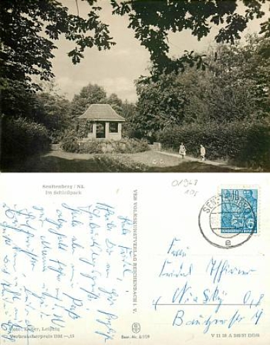01968 Senftenberg Im Schlosspark o 5.9.1958