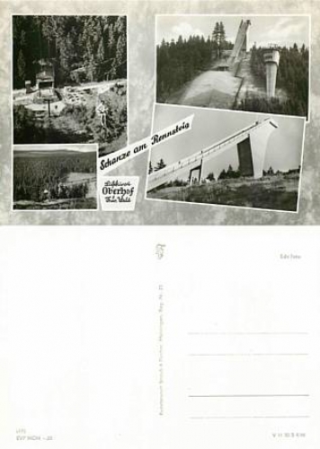 98559 Oberhof ski jump at Rennsteig *approx. 1966