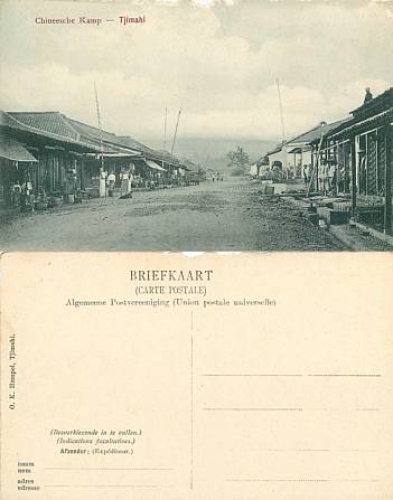 Java Tjimahi chineesche Kamp Dutch East Indies Hindia-Belanda *ca. 1910