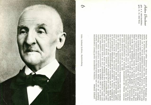 Anton Bruckner composer * approx. 1970