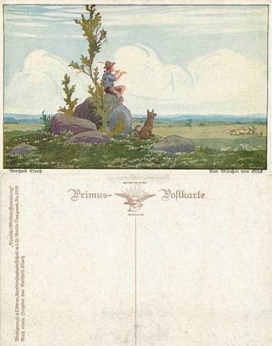 The Fairy Tale of Happiness Artist Card Berthold Clauss *approx. 1910