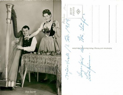 Duo Saurer with harp *1959
