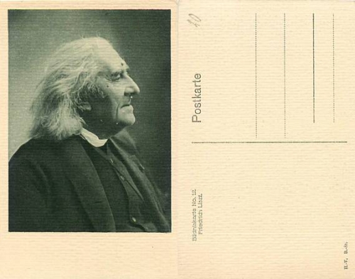 Franz Liszt composer * approx. 1920