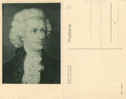 Wolfgang Amadeus Mozart Komponist *ca. 1920