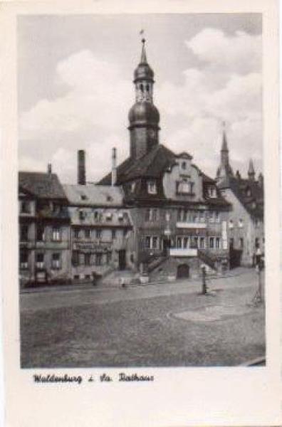 08396 Waldenburg Rathaus * ca. 1965