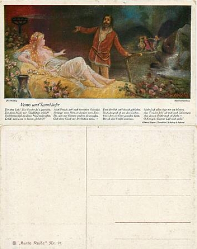 Richard Wagner Venus und Tannhauser *ca. 1920
