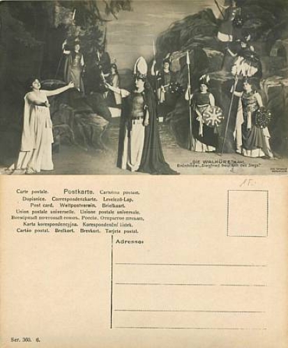 Richard Wagner Valkyrie III act * approx. 1910