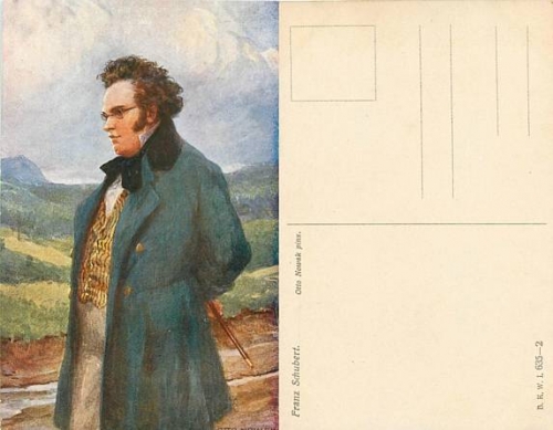 Franz Schubert composer * approx. 1920
