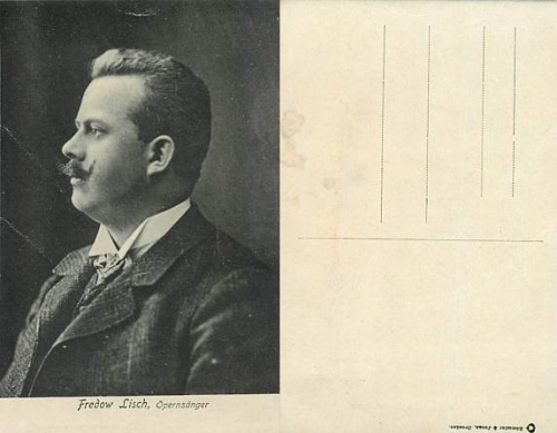 Fredow Lisch Dresden opera singer * approx. 1910