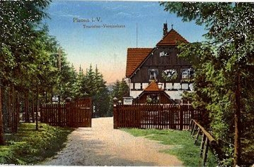 Plauen Vogtland Touristen-Vereinshaus o 2.11.1915