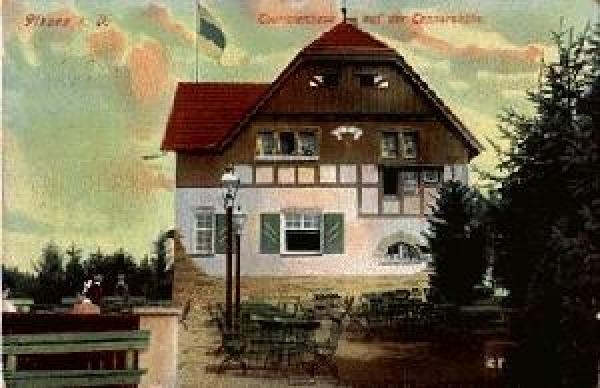 Plauen Vogtland Touristenhaus auf der Tennerahohe o 16.9.1909