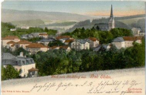08645 Bad Elster vom Kirschberg o 29.8.1900
