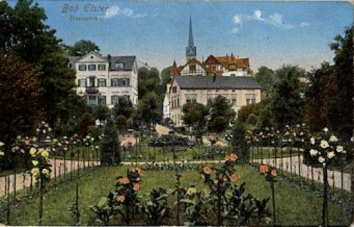 08645 Bad Elster Rosengarten * ca. 1910
