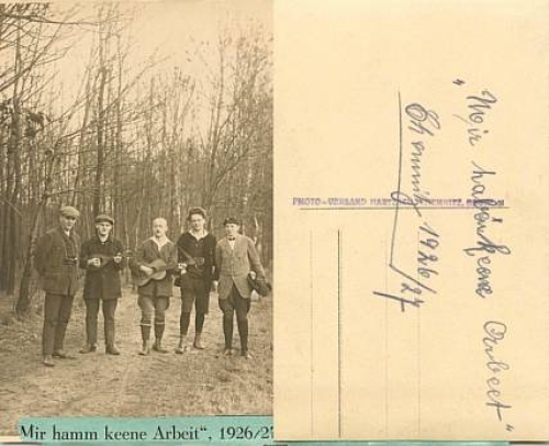 Chemnitz singer group real photo 1926
