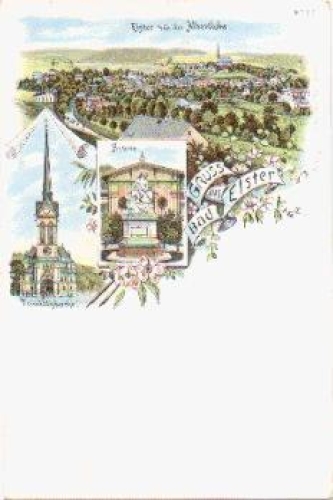 08645 Bad Elster Litho * ca. 1900