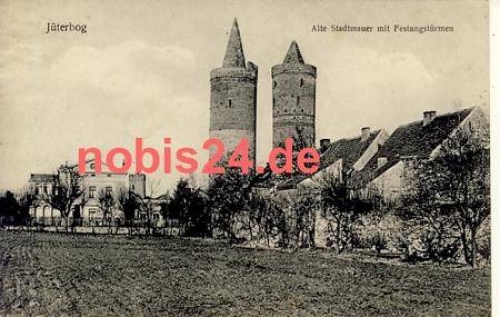 14913 Jüterbog Alte Stadtmauer Türme *ca.1915