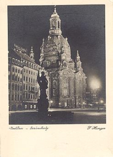 Dresden Jewish market Frauenkirche gebr. 9/19/1951
