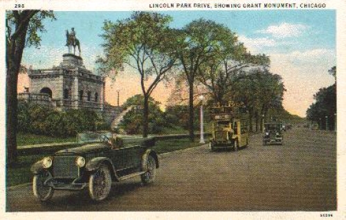 Illinois Chicago Lincoln-Park Drive Auto o 3.6.1932