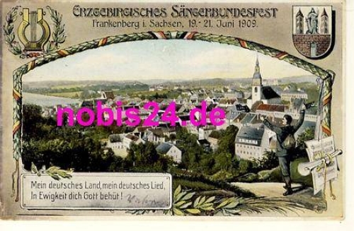 09669 Frankenberg Ore Mountains Singers' Association Festival o 1909