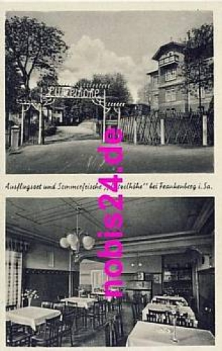 Frankenberg Sachsen Gasthaus Luetzelhoehe *ca.1935