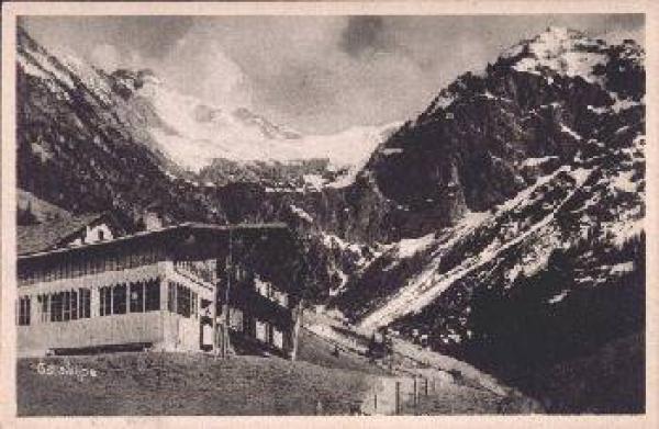 87561 Allgaeu Alps economy Geisalpe mountain hut * approx. 1920