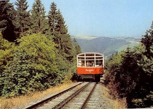 98744 Lichtenhain Bergbahn Steilstrecke o 16.12.ca. 1985