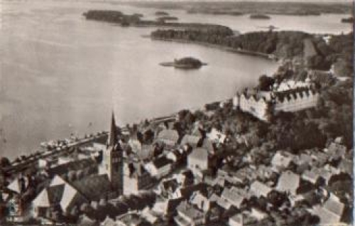 24306 Ploen Hafen Luftaufnahme o 28.9.1953
