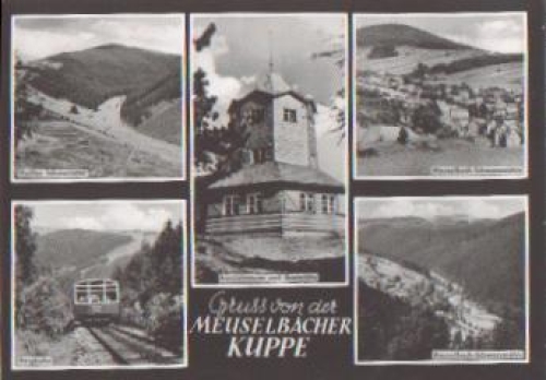 98746 Meuselbacher Kuppe Mountain railway o approx. 1965