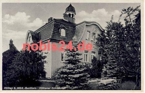 15748 Kothen Markisch Buchholz Gasthof Schlosschen *ca.1940