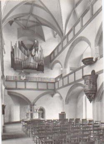 04860 Torgau Schloss Hartenfels Orgel  *ca. 1970