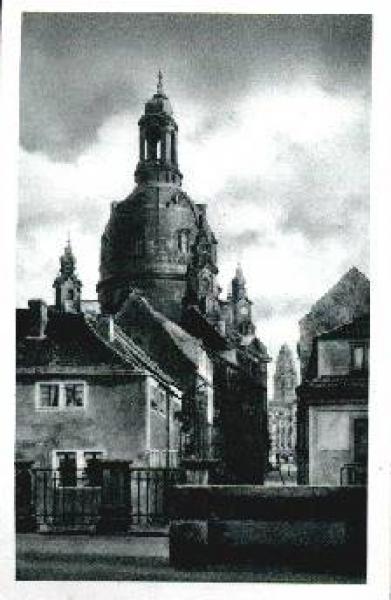 Dresden Munzgasse Frauenkirche o 23.1.1936