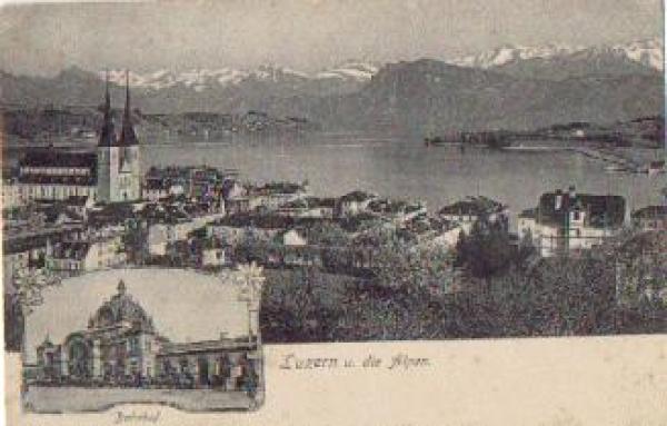 Lucerne train station o 26.5.1906