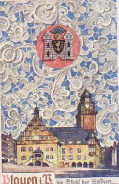 Plauen Vogtland Künstlerkarte P. Winslöhr * ca. 1930