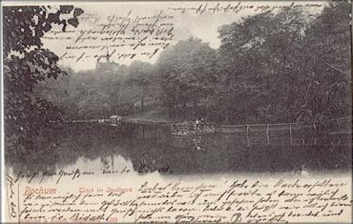 Bochum Teich im Stadtpark o 25.5.1903
