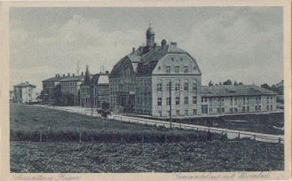 18546 Sassnitz Gemeindehaus mit Warmbad  *ca.1920