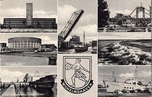 26350 Wilhelmshaven Dampfer Rustringen o 6.7.1960