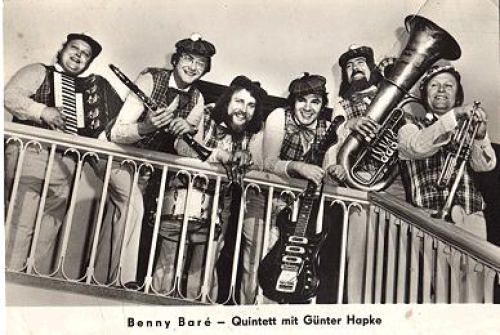 Benny Bare Quintet with Günter Hapke Autograph by Benny Bare * approx. 1970